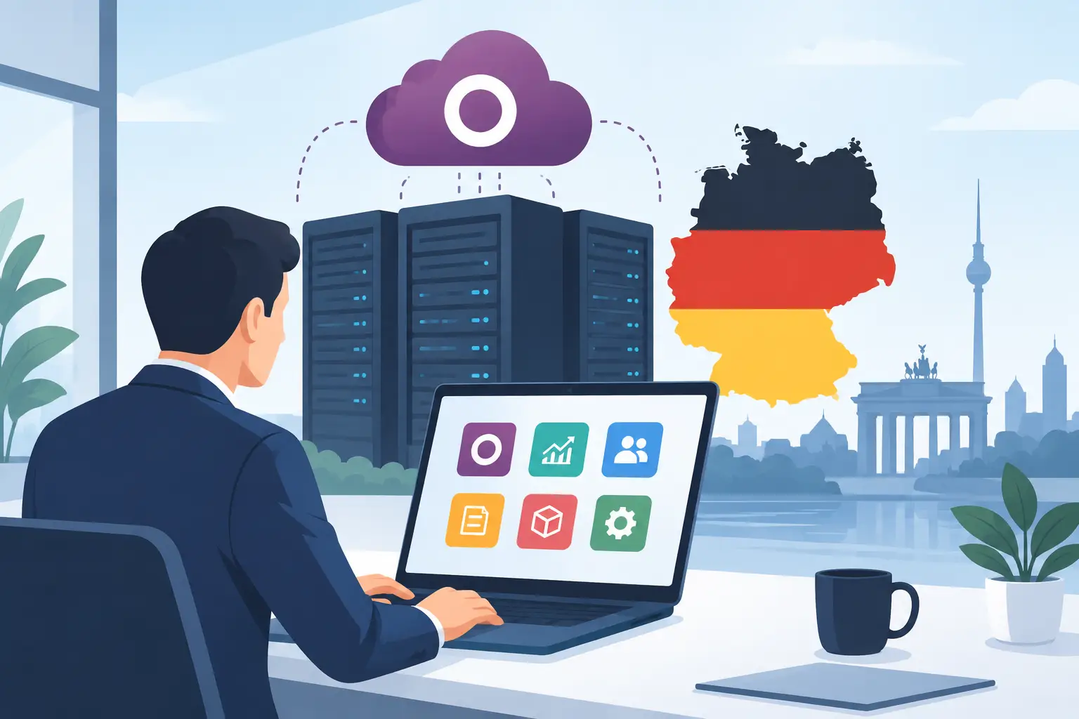 Managed Odoo Hosting Deutschland für Unternehmen