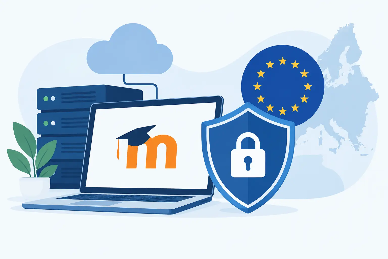 Moodle Hosting DSGVO-konform betreiben
